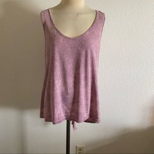 Foreign Exchange sleeveless open back top size L